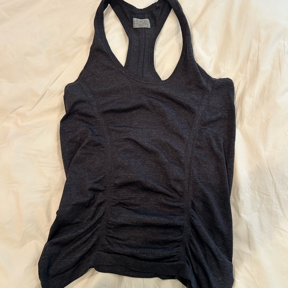 Athleta Women's Black Racerback Tank Top
